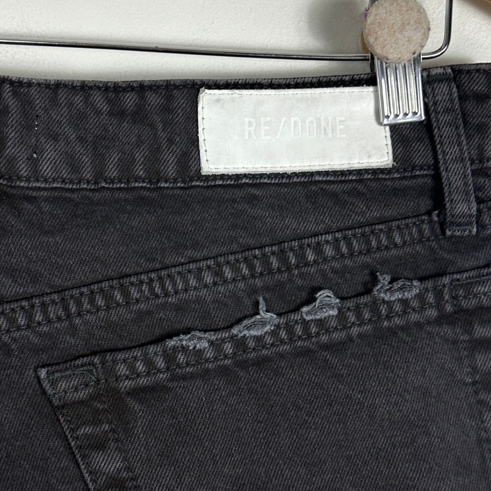 REDONE 70 Straight Jeans Washed Black Womens Size 26 Denim Minimal Casual Cotton - Picture 6 of 15